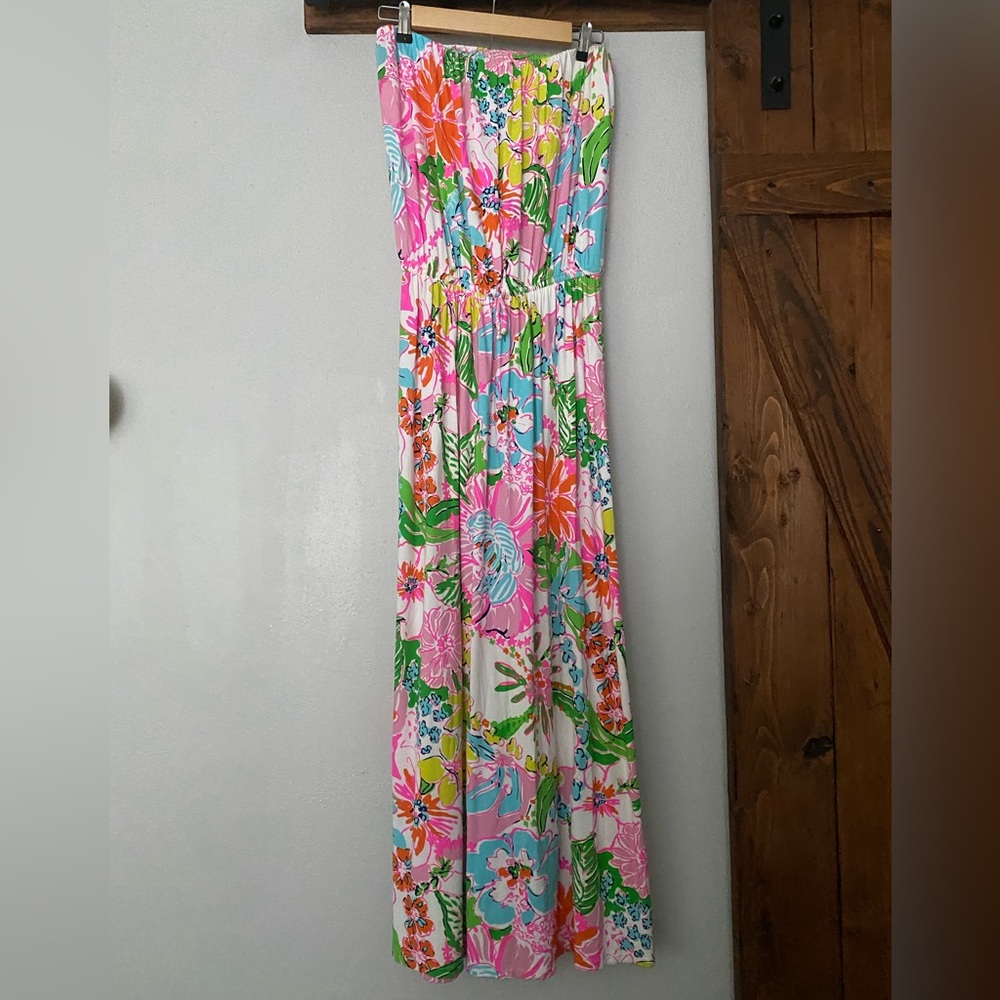 Lilly Pulitzer for Target maxi strapless dress - L